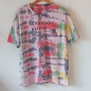 Tie dye t shirt XL Bass Creek pocket NWT red green gold rasta Reggae Band Merch